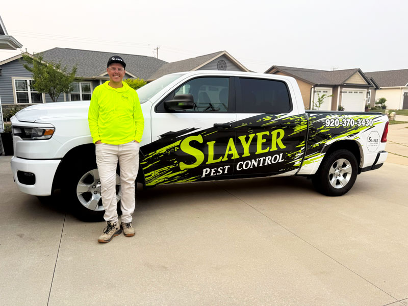 Nick Curry with Service Truck